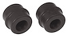 Sway Bar Bushing Kit Front 30mm Black - image 1