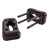 4-508-BL Motor Mount Insert Kit 2004-2008 Dodge Ram [Black] - image 1