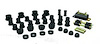 Total Kit Red Incl. C-Arm Front/Spring And Shackle Rear/Strut Arm/Sway Bar End Links/Tie Rod Boots/Transmission Mount Kit - image 1