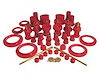 Total Kit Red Incl. C-Arm Front And Rear/Drive Train/Coil Isolators/Steering Bushings/Sway Bar End Links/Tie Rod Boots - image 1