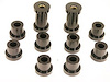 Rear Spring Eye and Shackle Bushing Kit for 1955 Chevrolet Bel Air [Black] - image 1