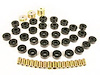 7-122-BL Body Mount Bushing Kit for 1965-1967 Chevrolet El-Camino & Monte Carlo Convertible [Black] - image 1