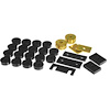 BUSHING GM BDY MT CHEVY FULL CNV ONLY 55-57 Black - image 1