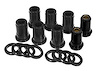 BUSHING GM RR C-ARM 59-64 FL SZ 2 UPPER Black - image 1