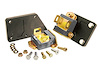 Motor Mount Adapter Kit; Black; Incl. Early 3-Bolt Type Poly Motor Mounts; Hardware; Short; Wide; Ma - image 1