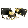 Motor Mount Adapter Kit; Black; Incl. Early 3-Bolt Type Poly Motor Mounts; Hardware; Tall; Narrow; M - image 1