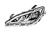 Replacement Headlamp 2017-Up Chrysler Pacifica - image 1