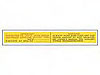 Radiator Service / Warning Decal Chrysler - image 1
