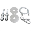 Hood Pin Kit Includes Pair of Hood Pins, All Attachment Hardware - image 1