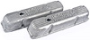 "As Cast" Aluminum Valve Covers 383 and 440 - image 1