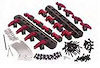 Aluminum Roller Rocker Arm Set Case Hardened & Tempered Shafts - image 1
