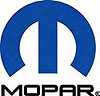 Mopar Omega M Decal Blue on White - image 1