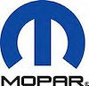 Mopar Omega M Decal Blue on White - image 1