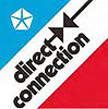 Direct Connection Decal Red, White & Blue - image 1