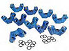 Rocker Shaft Stand Blue Anodized - image 1