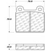 PosiQuiet Semi Met Pads 1969-1985 Porsche Volkswagen 911 Transporter Vanagon - image 4