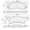 PosiQuiet Semi Met Pads 1967-1996 Buick Cadillac Checker Chevrolet GMC Jeep Oldsmobile Pontiac 442 9 - image 2