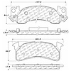 PosiQuiet Semi Met Pads 1979-1995 Chevrolet GMC C20 C20 Suburban C2500 C2500 Suburban C30 C3500 G30 - image 1