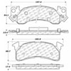 PosiQuiet Semi Met Pads 1979-1995 Chevrolet GMC C20 C20 Suburban C2500 C2500 Suburban C30 C3500 G30 - image 2