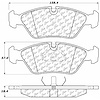 PosiQuiet Semi Met Pads 1982-1993 BMW Ferrari Maserati Porsche 430i 524td 528e 533i 535i 535is 633CS - image 1