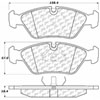 PosiQuiet Semi Met Pads 1982-1993 BMW Ferrari Maserati Porsche 430i 524td 528e 533i 535i 535is 633CS - image 2