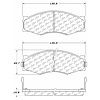 PosiQuiet Semi Met Pads 1982-1990 for Nissan 720 - image 1