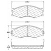PosiQuiet Semi Met Pads 1982-1990 for Nissan 720 - image 2