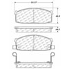 PosiQuiet Semi Met Pads 1981-1988 for Nissan 200SX Maxima fits Sentra Stanza - image 2