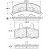 PosiQuiet Semi Met Pads 1988-1991 Chevrolet GMC C1500 C2500 K1500 K2500 - image 2