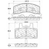 PosiQuiet Semi Met Pads 1988-1989 Chevrolet GMC C2500 C3500 K2500 K3500 - image 2