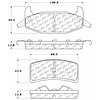 PosiQuiet Semi Met Pads 1988-1988 Oldsmobile Pontiac Cutlass Supreme Grand Prix - image 1