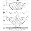 PosiQuiet Semi Met Pads 1987-2005 BMW Rover 525i 525iT 530i 535i 540i 730i 735i 735iL 740i 740iL 75 750iL M3 M5 Z3 - image 1