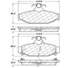 PosiQuiet Semi Met Pads 1985-1997 Chevrolet Pontiac Camaro Corvette Firebird - image 2