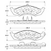 PosiQuiet Semi Met Pads 1989-1989 Ford Thunderbird - image 1