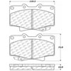 PosiQuiet Semi Met Pads 1993-1997 Lexus Toyota Land Cruiser LX450 - image 2