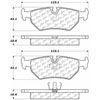 PosiQuiet Semi Met Pads 1990-2004 Aston Martin Jaguar DB7 Vanden Plas XJ12 XJ6 XJRS XJS - image 3