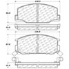 PosiQuiet Semi Met Pads 1989-1992 Lotus Esprit - image 2