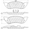 PosiQuiet Semi Met Pads 1991-1998 Dodge Dakota - image 1