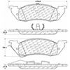 PosiQuiet Semi Met Pads 1991-1998 Dodge Dakota - image 2