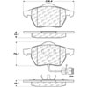 PosiQuiet Semi Met Pads 1997-2000 Audi A8 A8 Quattro - image 2