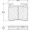 PosiQuiet Semi Met Pads 1991-1999 Mercedes-Benz 300SD 300SE S320 S350 - image 1