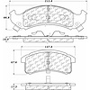 PosiQuiet Semi Met Pads 1994-1999 Buick Cadillac Chevrolet Oldsmobile Pontiac 88 98 Aurora Bonnevill - image 1