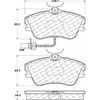 PosiQuiet Semi Met Pads 2000-2000 Volkswagen EuroVan - image 1