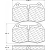 PosiQuiet Semi Met Pads 1993-2002 BMW Ferrari 550 Maranello 840Ci 850Ci 850CSi - image 1
