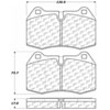 PosiQuiet Semi Met Pads 1993-2002 BMW Ferrari 550 Maranello 840Ci 850Ci 850CSi - image 2
