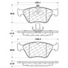 PosiQuiet Semi Met Pads 1994-1996 Saab 900 - image 2