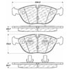 PosiQuiet Semi Met Pads 1995-2006 Audi Bentley BMW Chrysler Mercedes-Benz Rolls Royce Volkswagen 750 - image 2