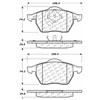 PosiQuiet Semi Met Pads 1996-2005 Audi Seat Volkswagen Golf Jetta Leon Passat TT - image 2