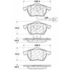 PosiQuiet Semi Met Pads 1998-2010 Audi Seat Volkswagen A3 Beetle Golf Jetta Leon Toledo TT TT Quattro - image 4