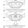 PosiQuiet Semi Met Pads 1999-2010 Saab 9-5 - image 2